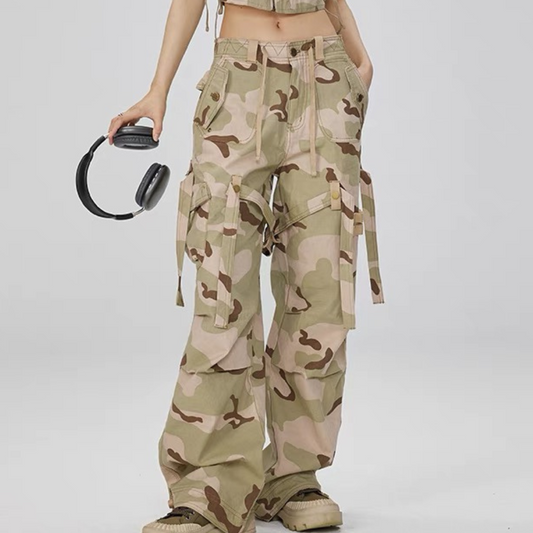 Wide Leg Workwear Pants