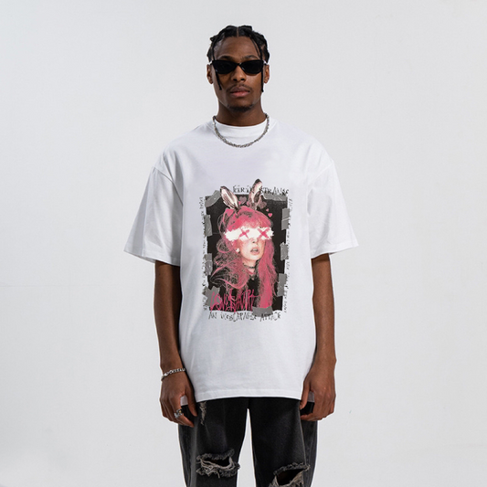 “Blindfolded Bunny Girl” T-shirt