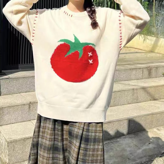 Cutie Tomato Sweater