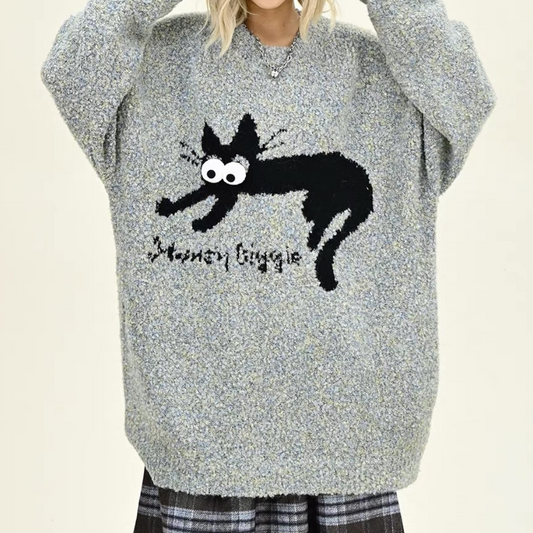 “Crazy Cat” Sweater