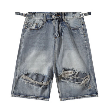 "American Ripped Denim" Shorts