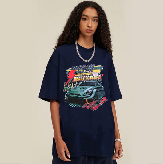 “Urban 90s GTR sports car print” T-shirt