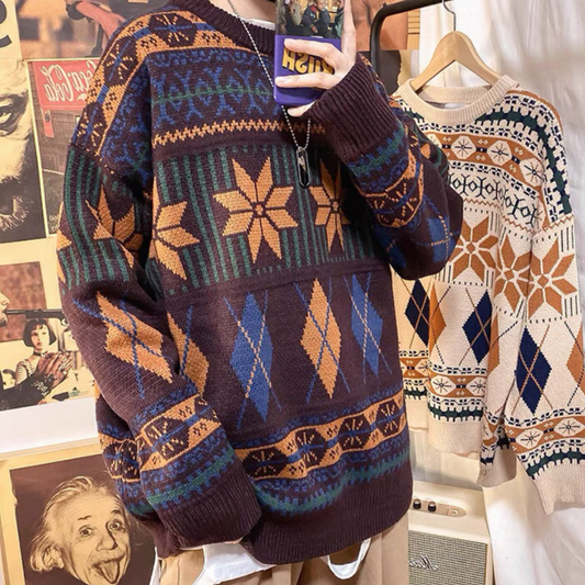 “ vintage pattern” Sweater