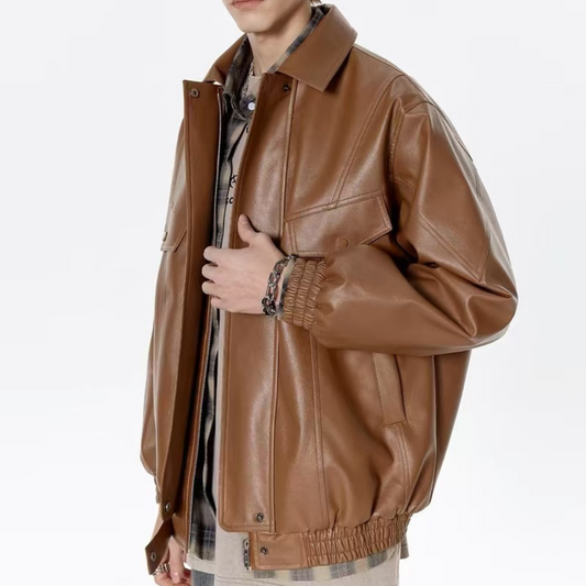 Basic Leather Jacket