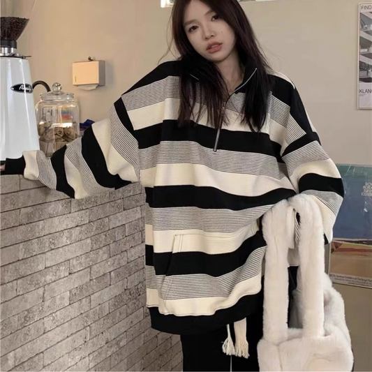 “Wide stripe” Sweater