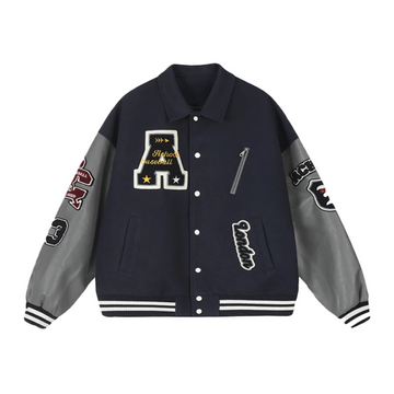 “American Vintage Embroidery Letter” Jacket