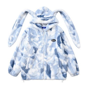 Tie Dye Rabbit Coat