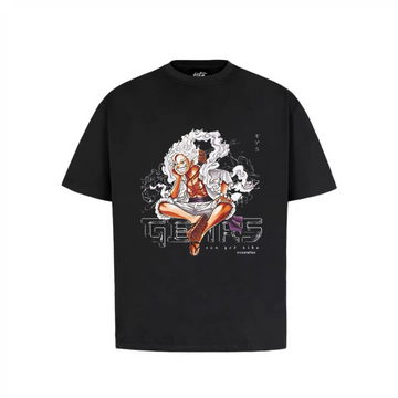 “Luffy old anime cartoon print” T-shirt