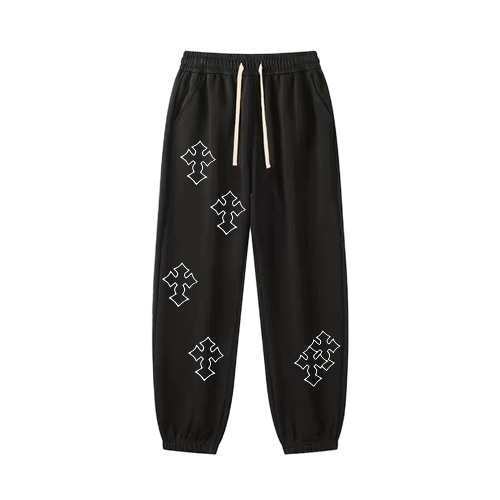 "Cross Pattern" Sweatpants