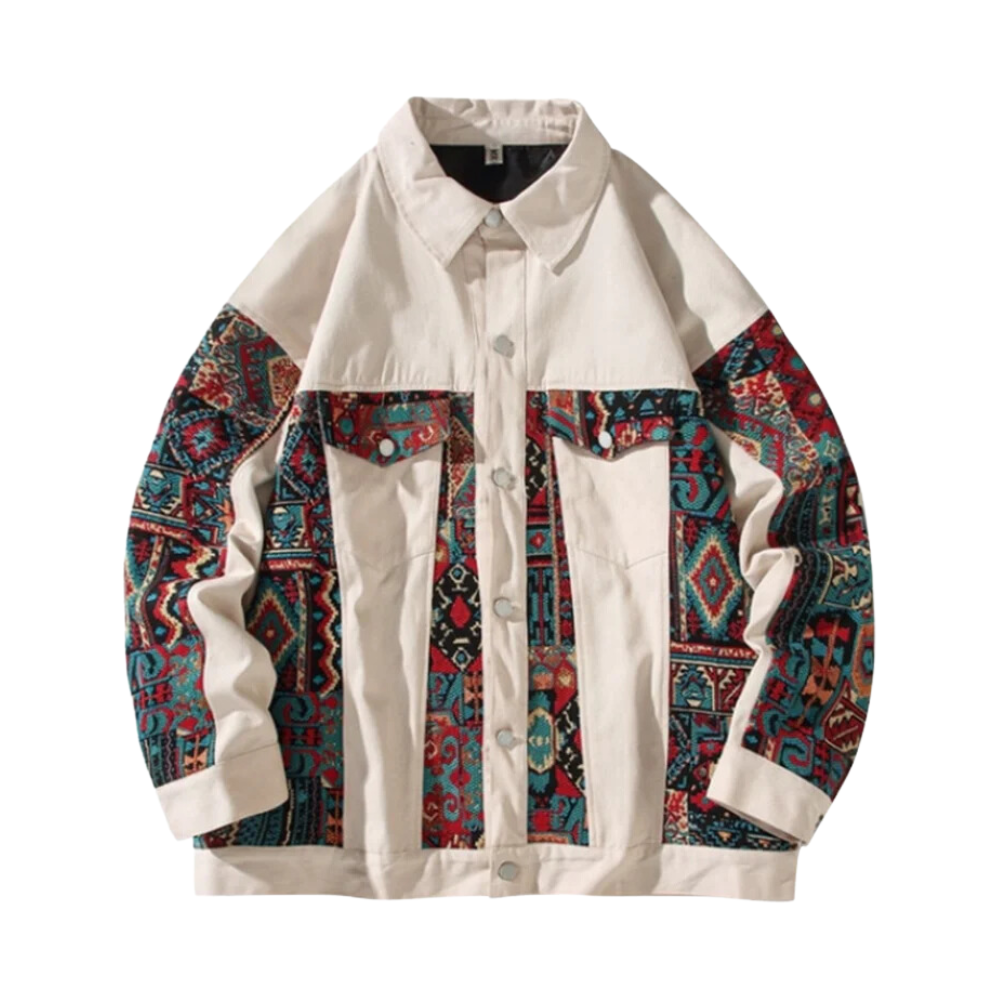 “American Spliced Color Pattern” Jacket