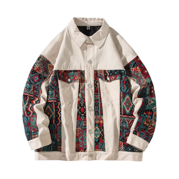 “American Spliced Color Pattern” Jacket