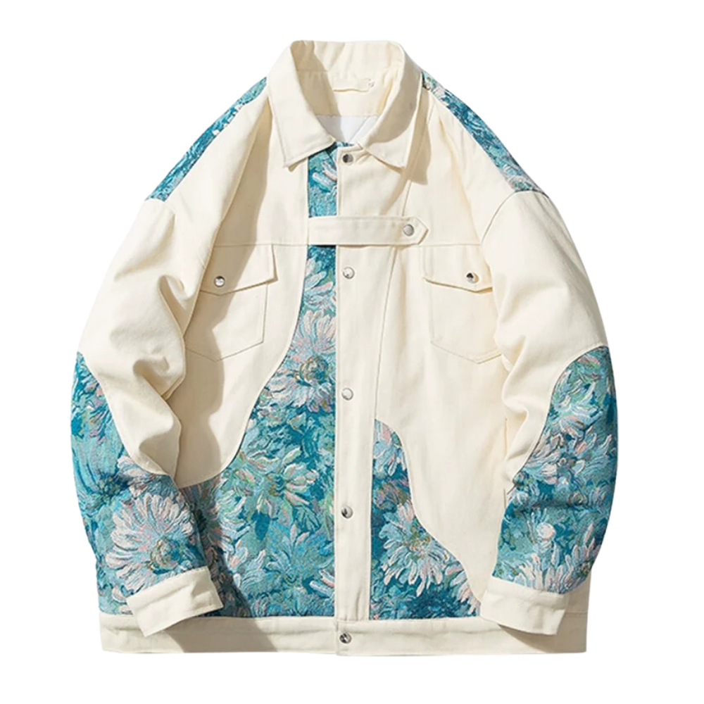 “Japanese Embroidery Pattern Stitching” Jacket