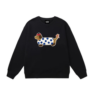 "Embroidered Puppy Puppy" Sweatshirt