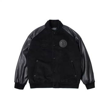 “Plus Size Loose Baseball” Jacket