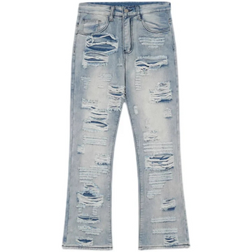 "American high street damage ripped straight" Jeans