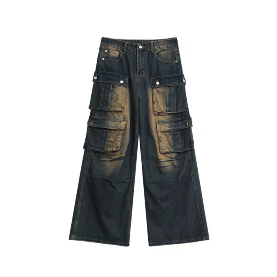 Multi-pocket Cargo Jeans