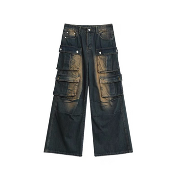 Multi-pocket Cargo Jeans