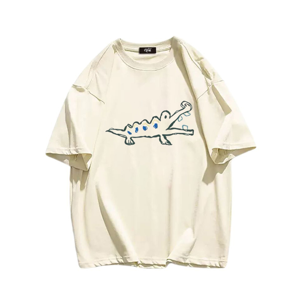 “Depiction Of Small Crocodile” T-shirt