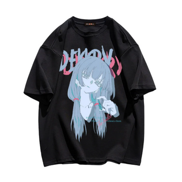 “Cartoon Girl D ”T-shirt