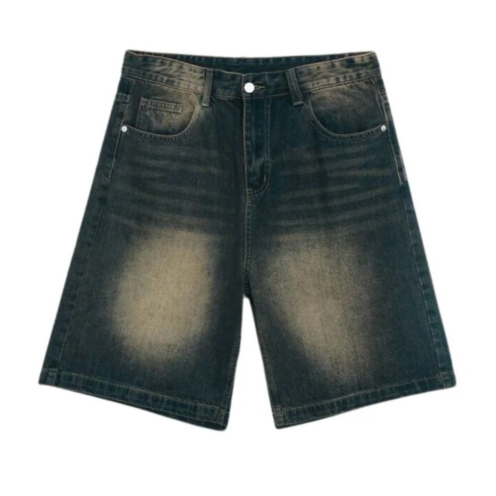 "Wasteland Style Denim" Shorts