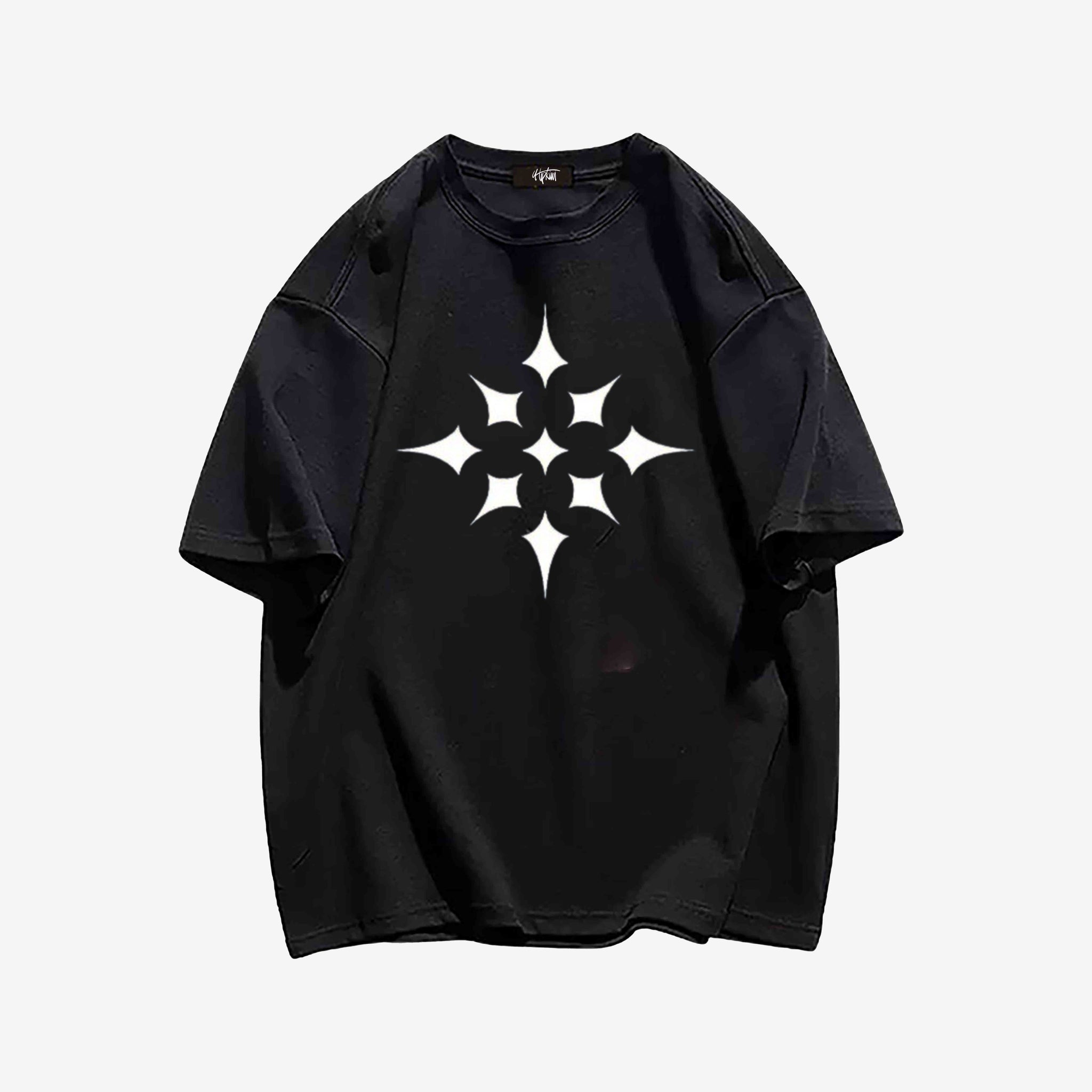 "Style trend simple unique shape square printing" T-shirt