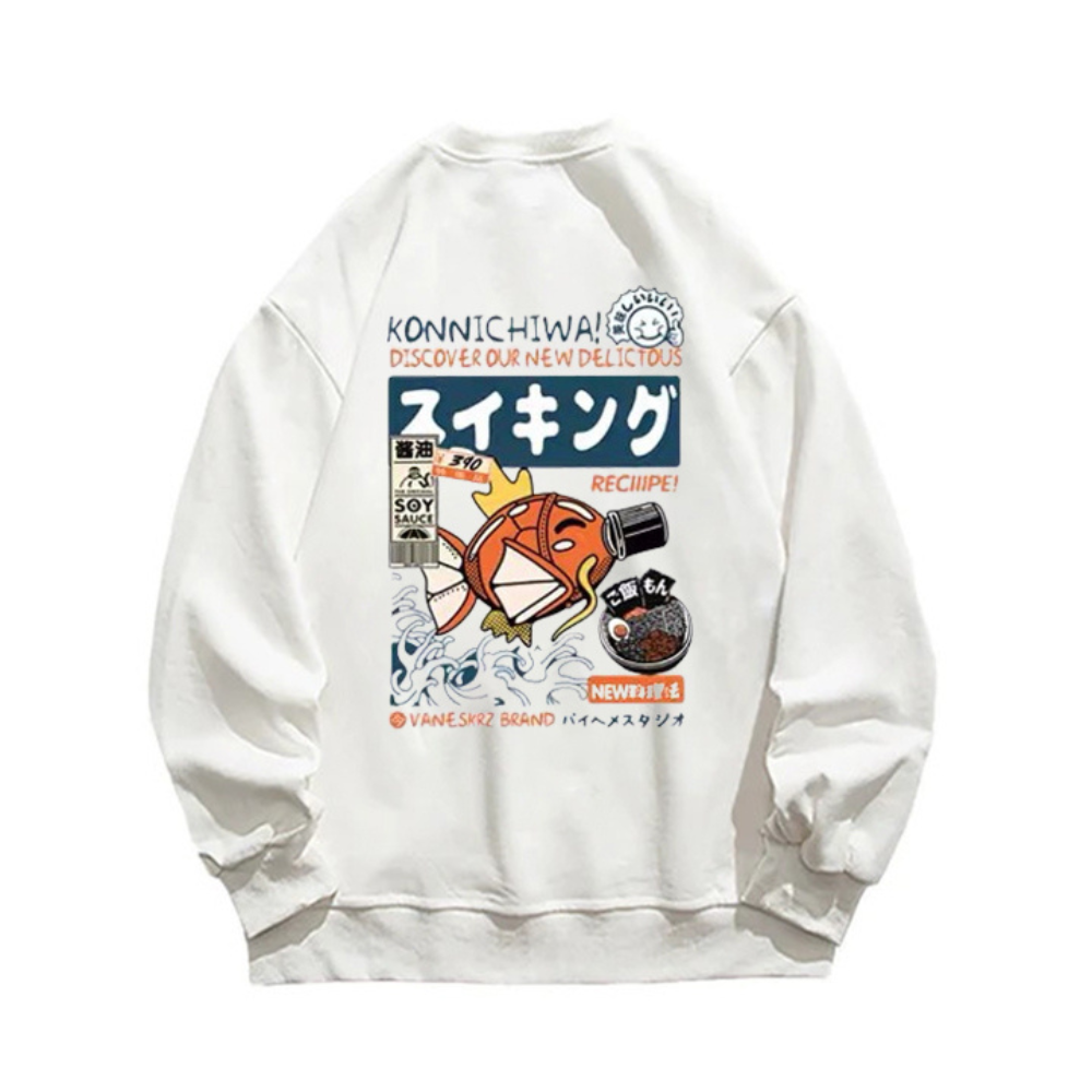 “Trendy niche Magikarp happy design print” Sweatshirt