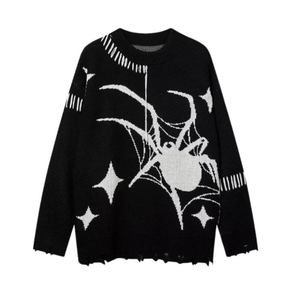 High Street Spider Star Jacquard Sweater