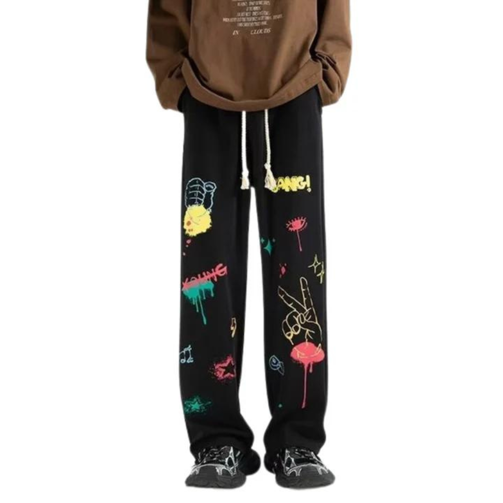 "American Street Bold Graffiti" Sweatpants