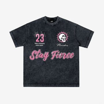 Skeleton 23 Letter Washed T-shirt