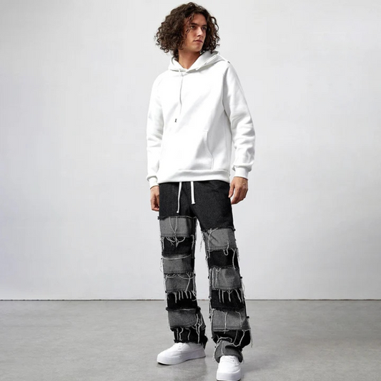 "Hip Hop Stripe Panel" Jeans