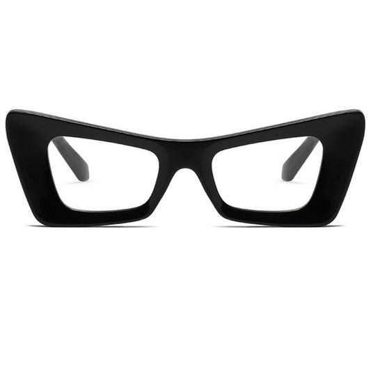 "Y2K Multicolor Trendy OW Cat-eye"Glasses