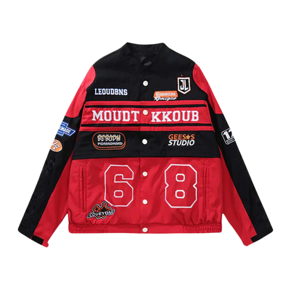 “Baseball Suit Motorcycle” Jacket