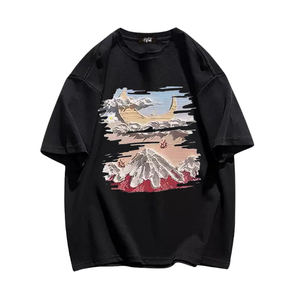 “Mountains And Moon” T-shirt