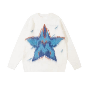 “Blue Star"Sweater