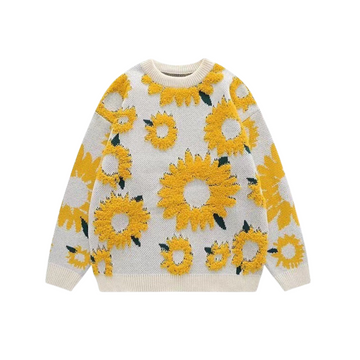 “ Cozy Sunflower” Sweater