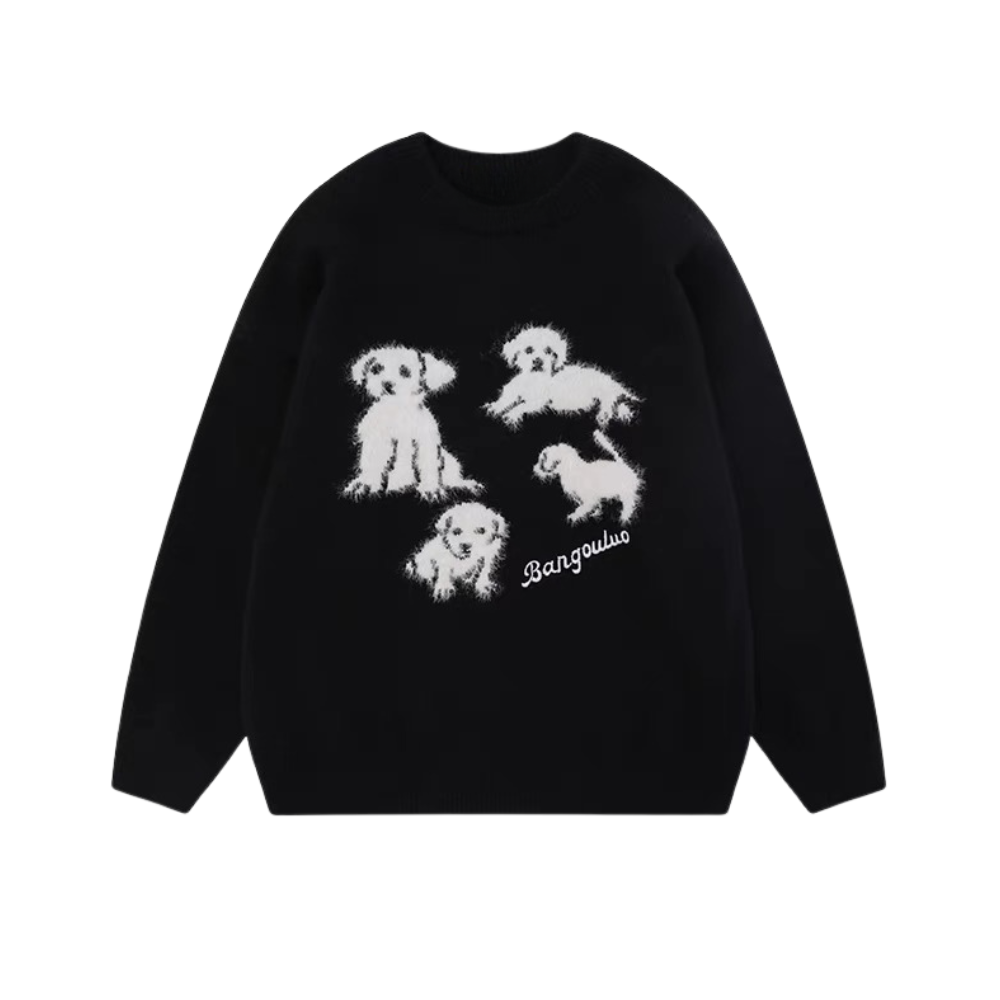 Four puppies Sweater