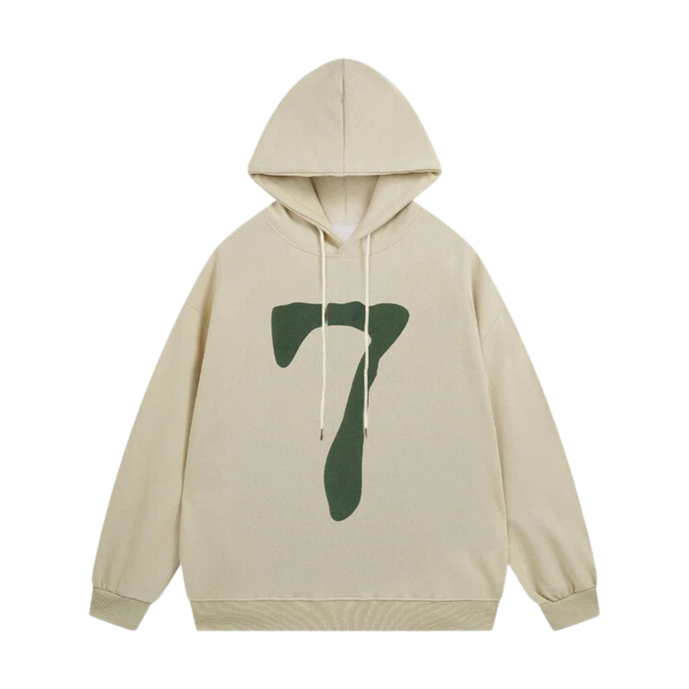 “Number 7 Print” Hoodie