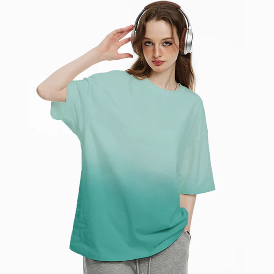 Solid Color Gradient T-Shirt