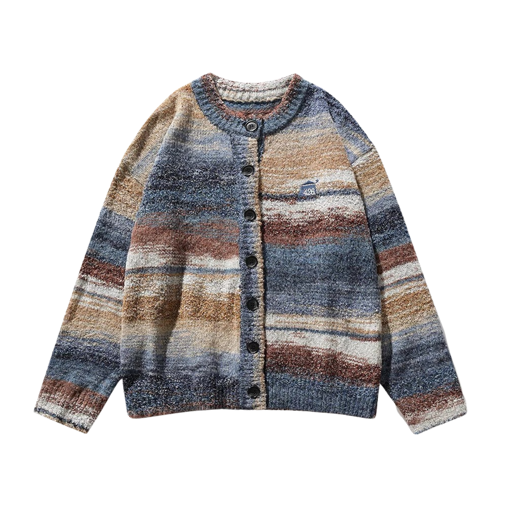 “Stripe Mix” Cardigan