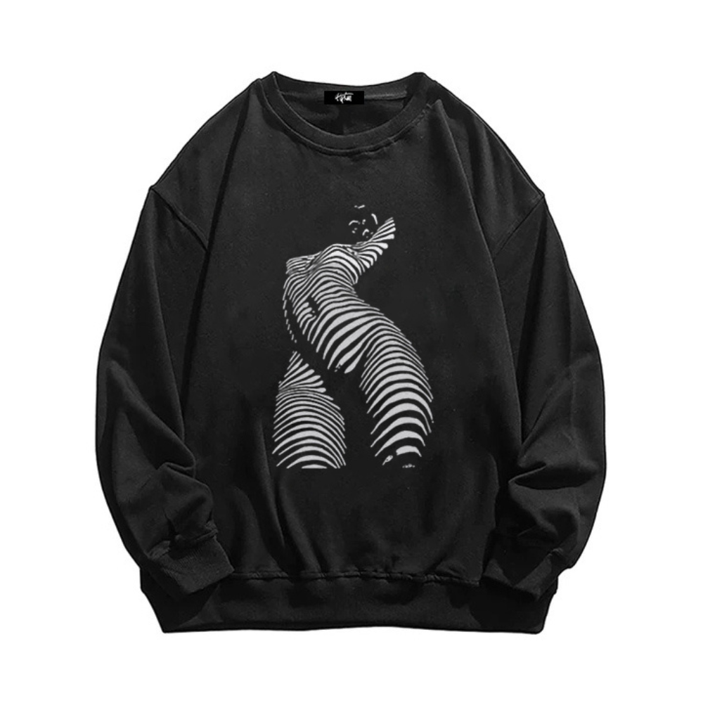 “American art character line print” Sweatshirt