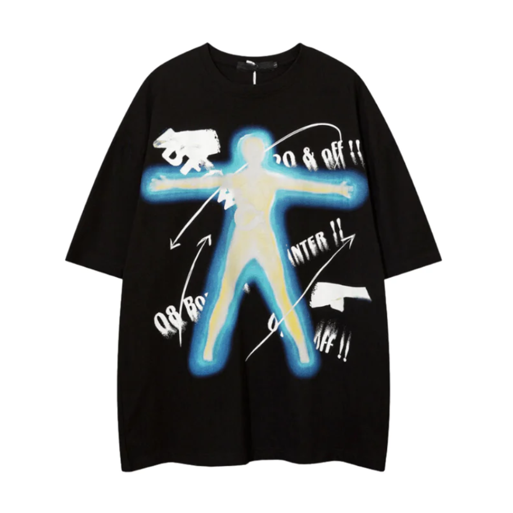 “Bold Abstract Graphic Oversize” T-shirt