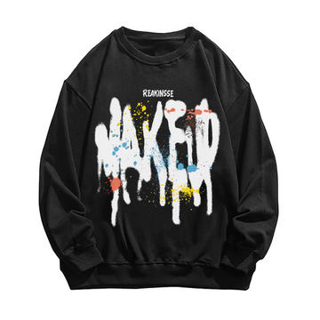 “Letter Colorful Graffiti” Sweatshirt