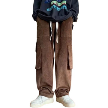 "Street Multi-pocket Corduroy" Sweatpants