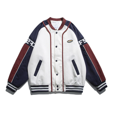 “Vintage High Street Racing Baseball” Jacket