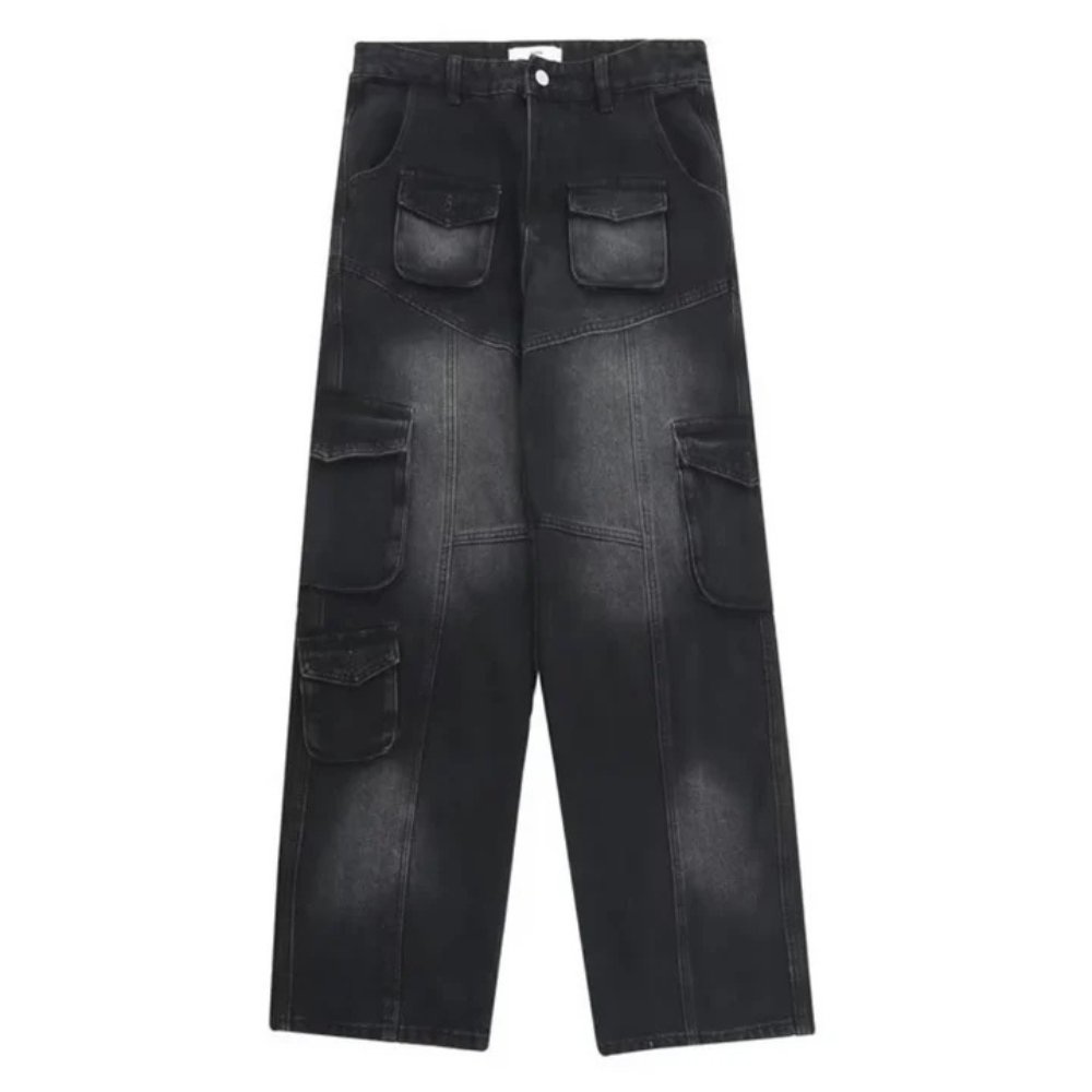 "Black Street Pocket" Jeans