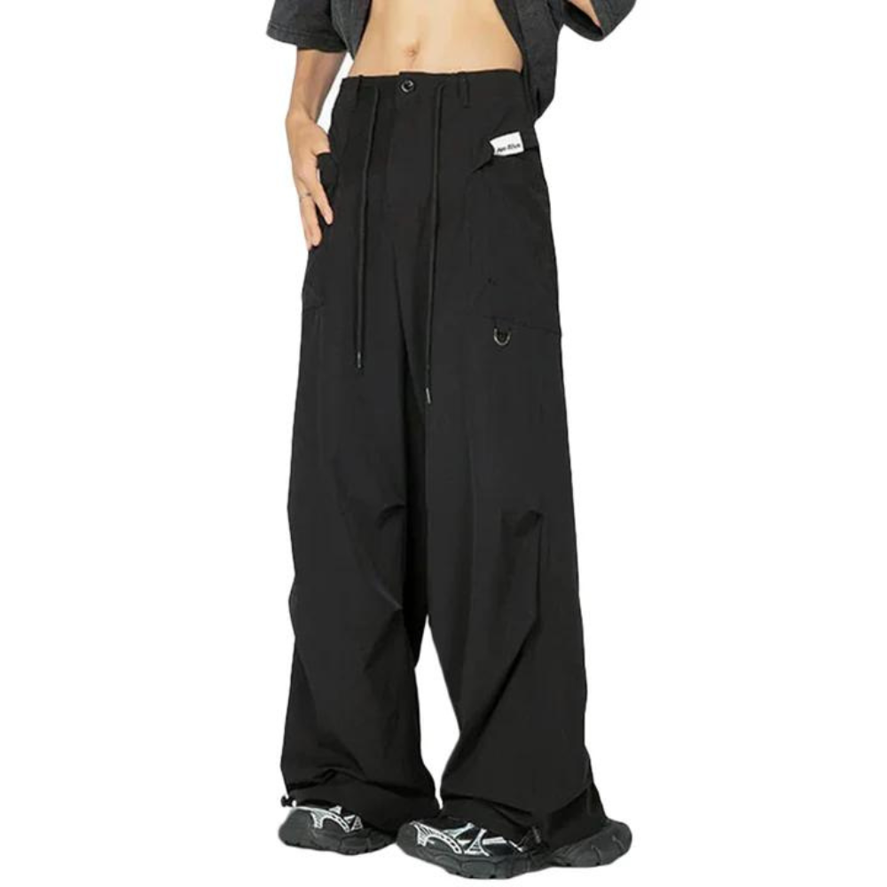 "Retro Thin Paratrooper Charge Cargo" Sweatpants