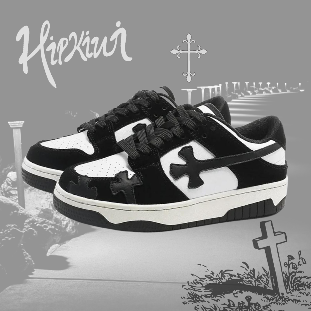 “Black Cross”Shoes