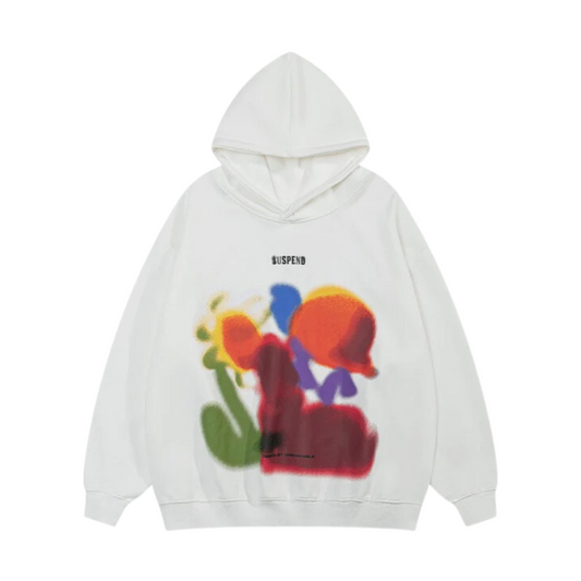 “Floral Blurring” Hoodie