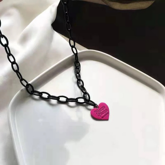 " Red Heart Chain" Necklaces