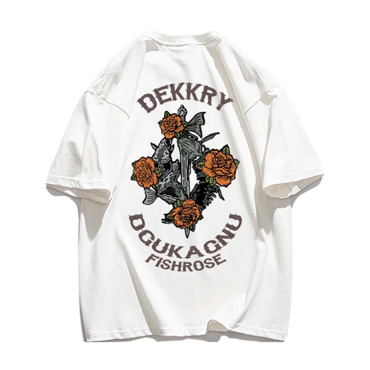 “Vintage Flower Graphic” T-shirt